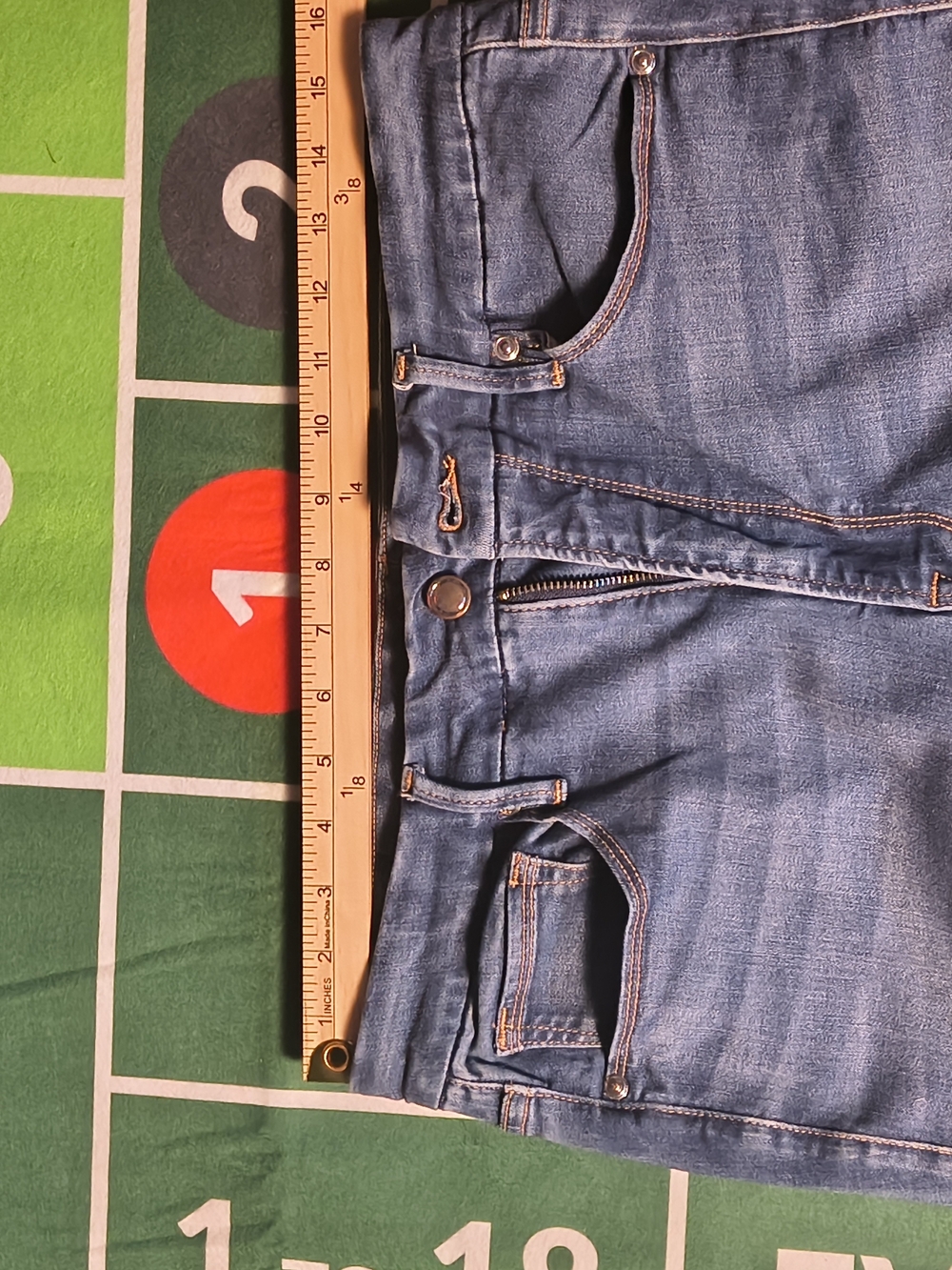 Good American Good Waist Crop Skinny Jeans Size 16/31 Blue High Rise Stretch - Picture 13 of 16